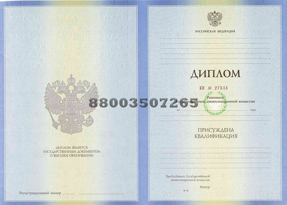 Диплом бакалавра 2011 - 2013 гг.